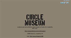 Desktop Screenshot of circlemuseum.com